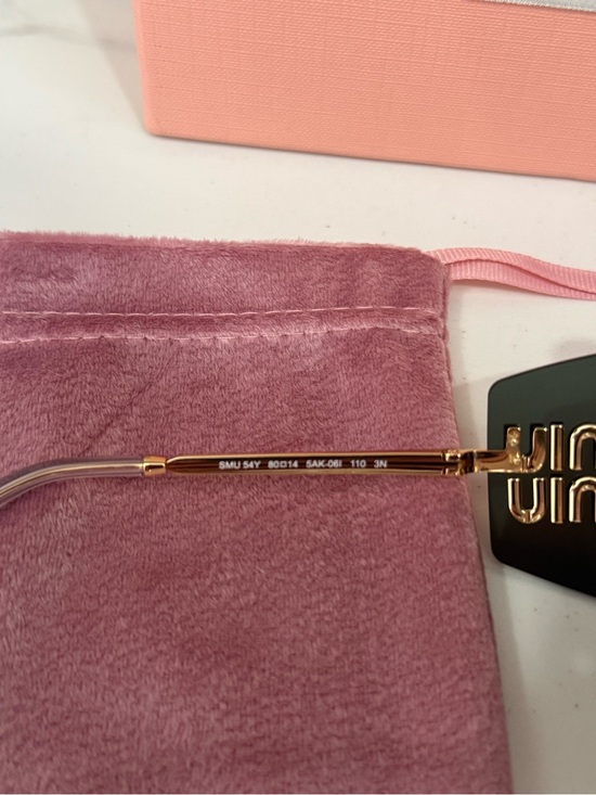 Miu Miu SMU 54YS Gold/Black Women’s Sunglasses main image 5